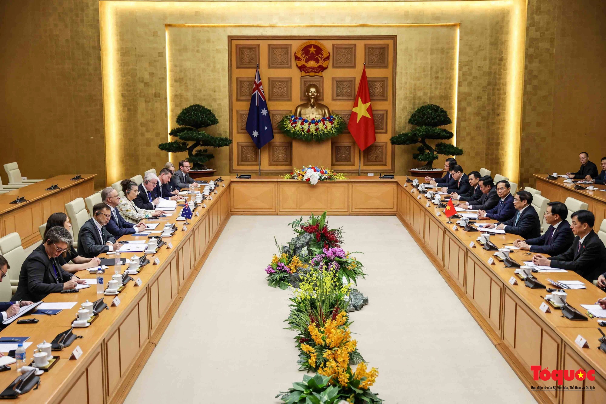 Thủ tướng Phạm Minh Chính chủ trì lễ đón Thủ tướng Úc Anthony Albanese - Ảnh 11.