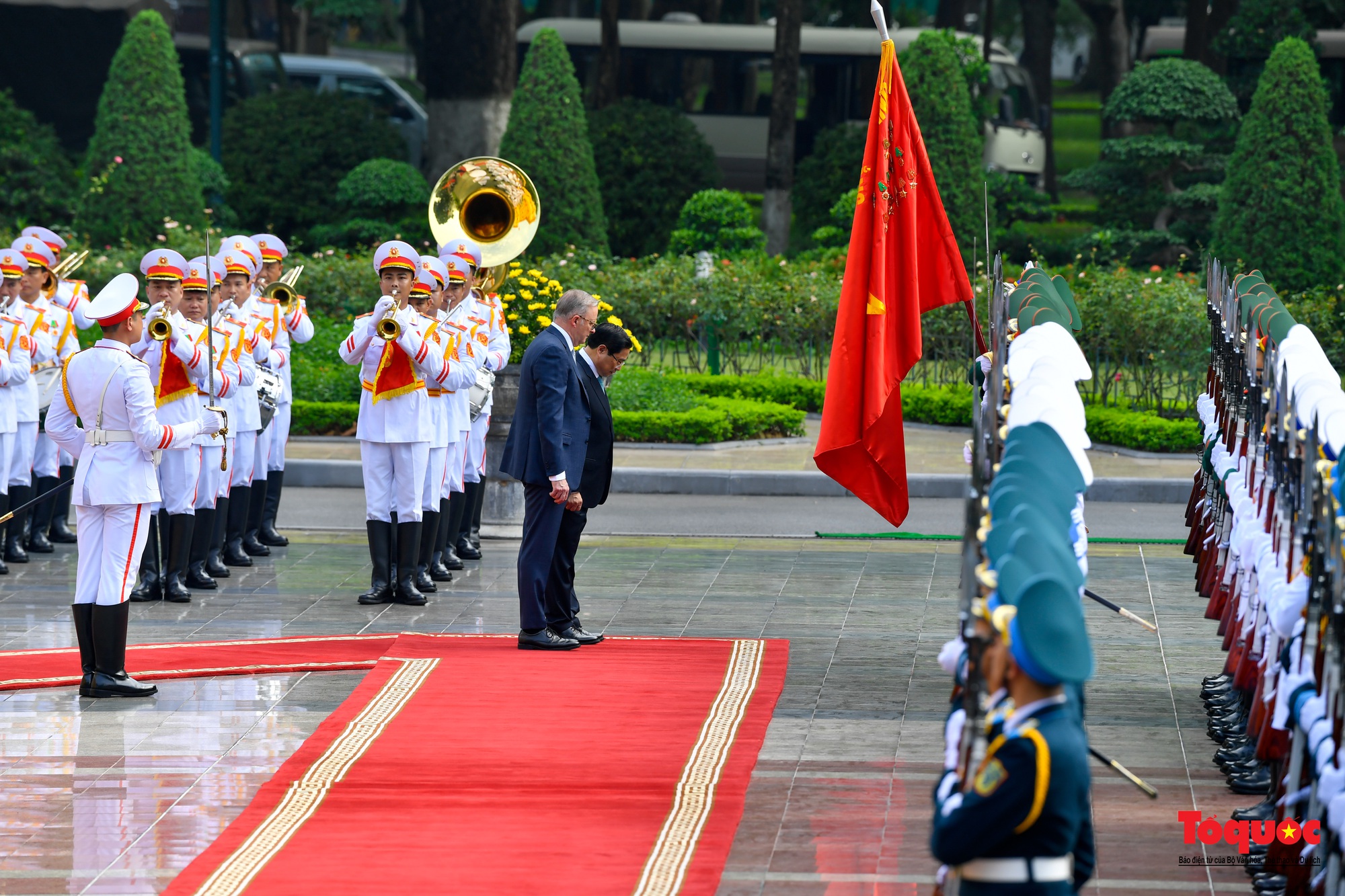 Thủ tướng Phạm Minh Chính chủ trì lễ đón Thủ tướng Úc Anthony Albanese - Ảnh 5.