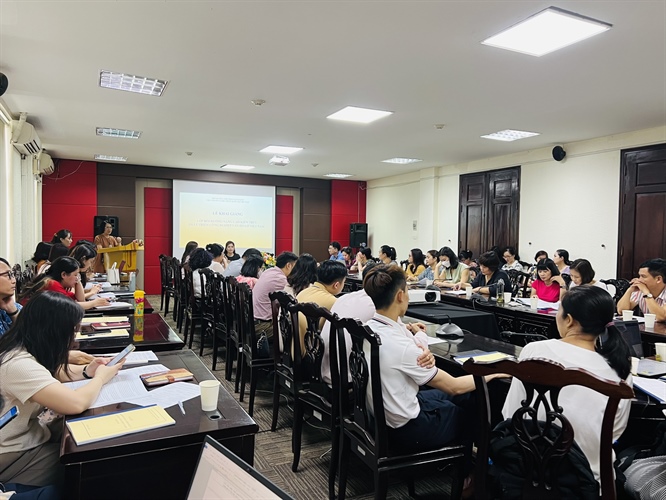 Khai giảng lớp bồi dưỡng nâng cao kiến thức về phát triển công nghiệp văn hoá ở Việt Nam - Ảnh 2.