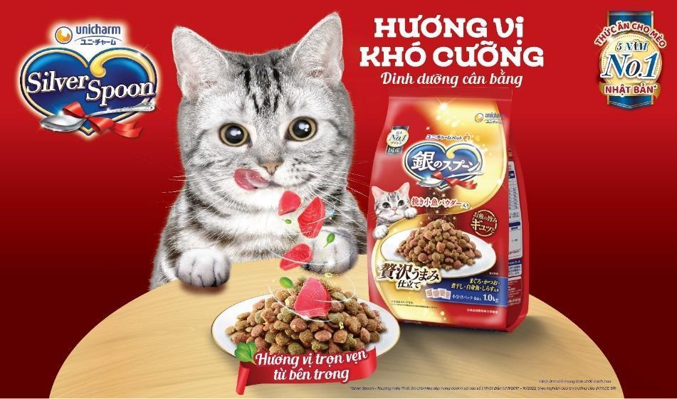 Thương hiệu thức ăn cho mèo hàng đầu Nhật Bản - Unicharm Silver Spoon đã có mặt tại Việt Nam - Ảnh 1.