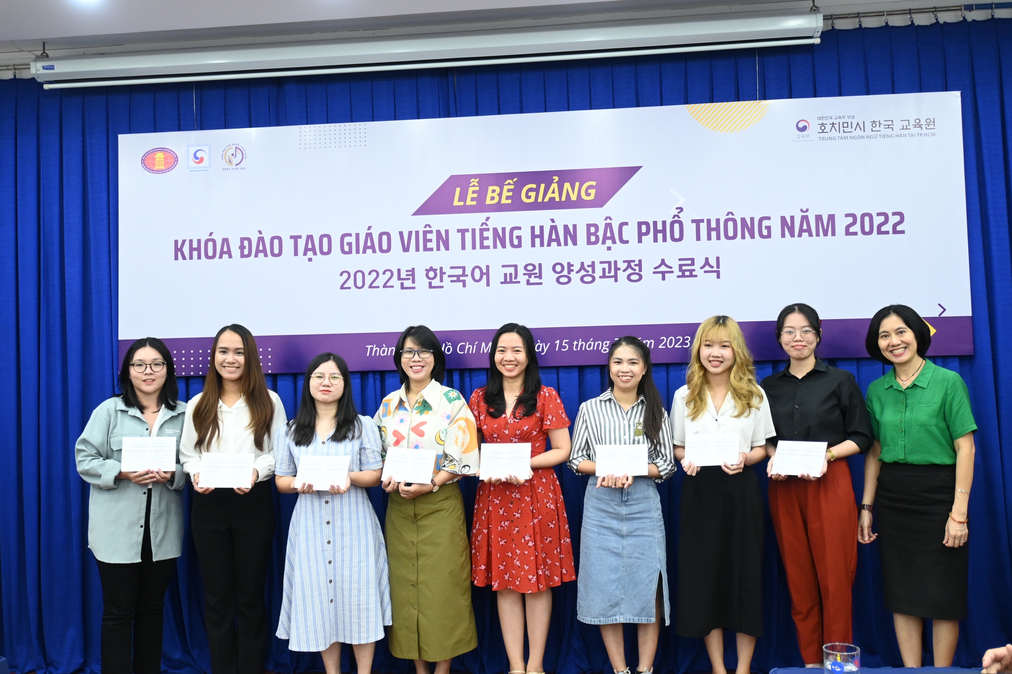 Sinh viên Trường Ngoại ngữ - Du lịch, Đại học Công nghiệp Hà Nội đạt giải  Ba cuộc thi nói tiếng Hàn toàn quốc - Cúp Đại sứ Hàn Quốc lần thứ