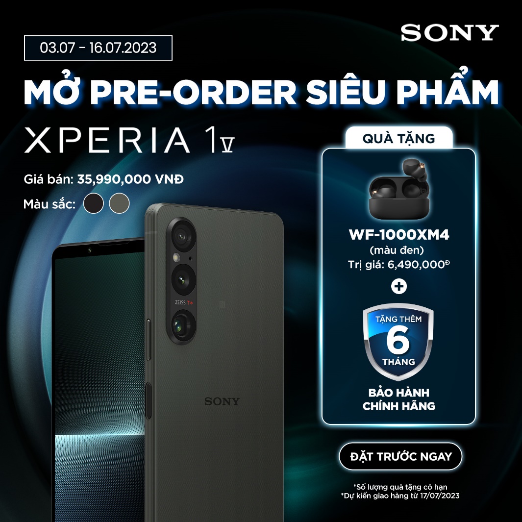 Sony ra mắt điện thoại thông minh Xperia 1V tích hợp cảm biến Exmor T mới và màn hình OLED 4K HDR - Ảnh 6.