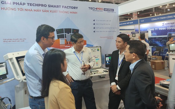 Techpro trình diễn bộ giải pháp chuyển đổi số toàn diện Smart Factory dành cho doanh nghiệp - Ảnh 1.