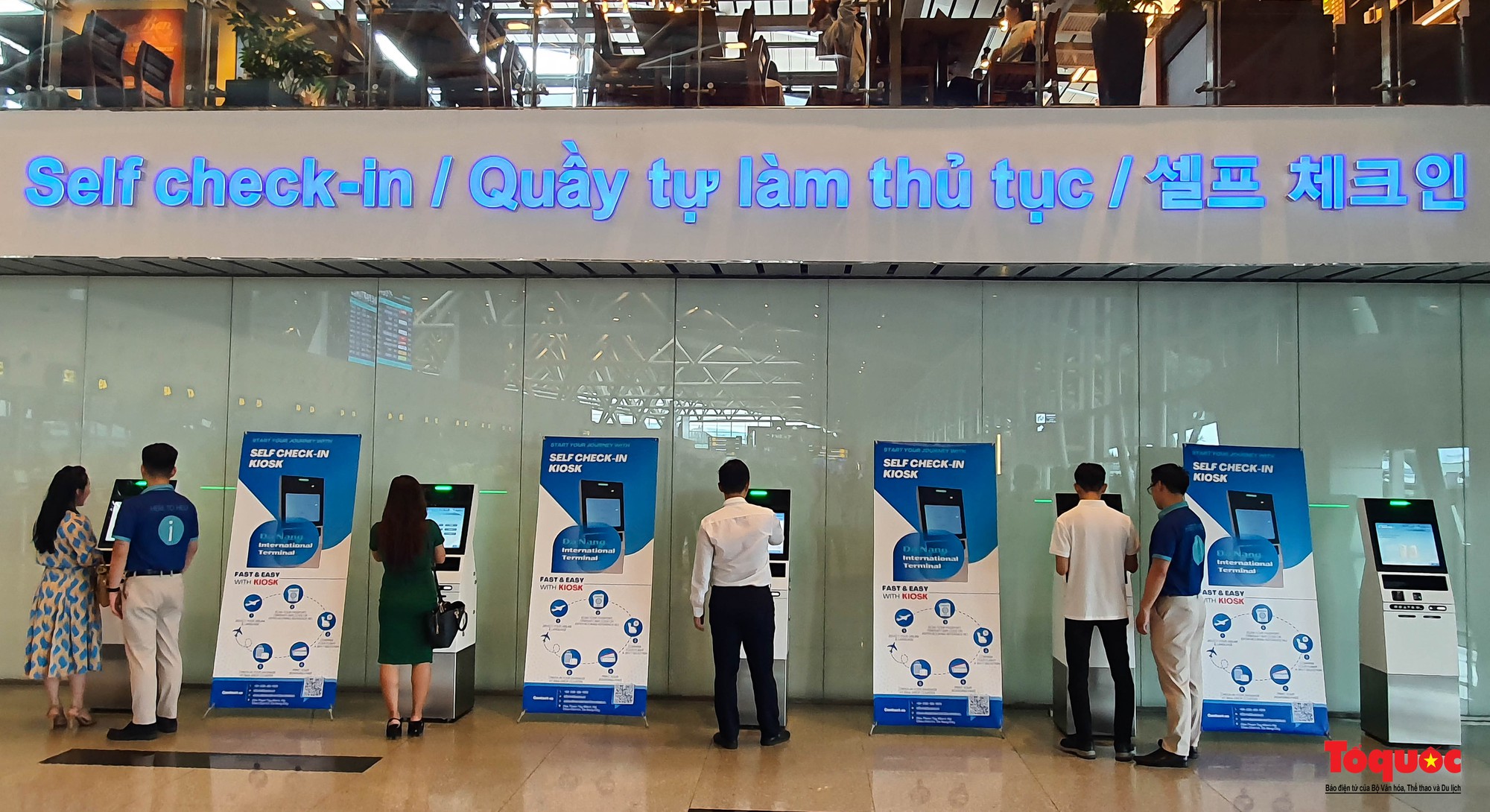Nhà ga Quốc tế Đà Nẵng triển khai dịch vụ check-in tự động cho hành khách hãng Korean Air - Ảnh 11.