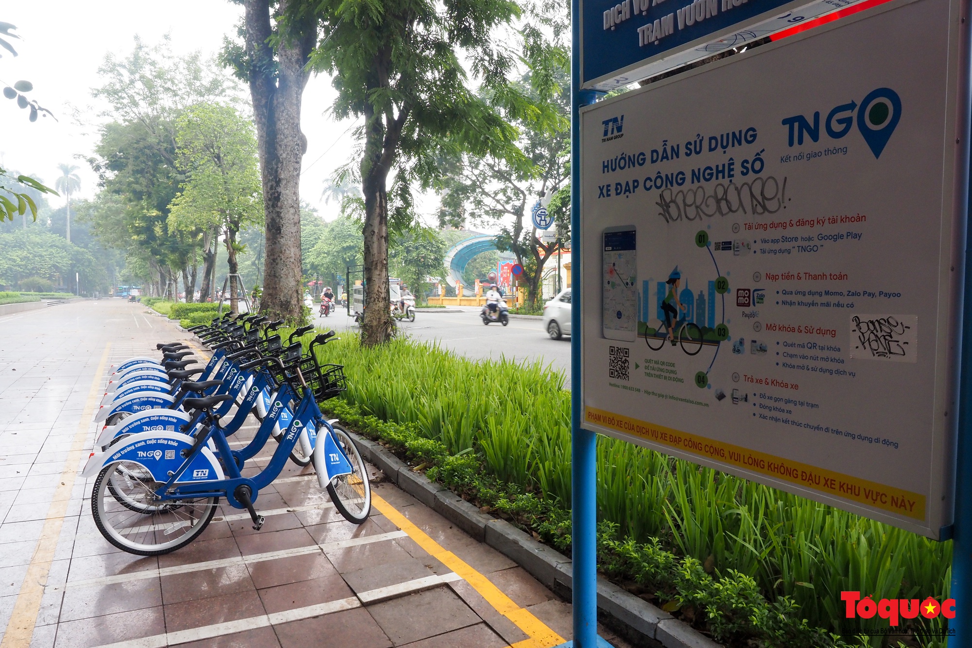 Hà Nội chính thức vận hành trạm xe đạp công cộng - Ảnh 13.