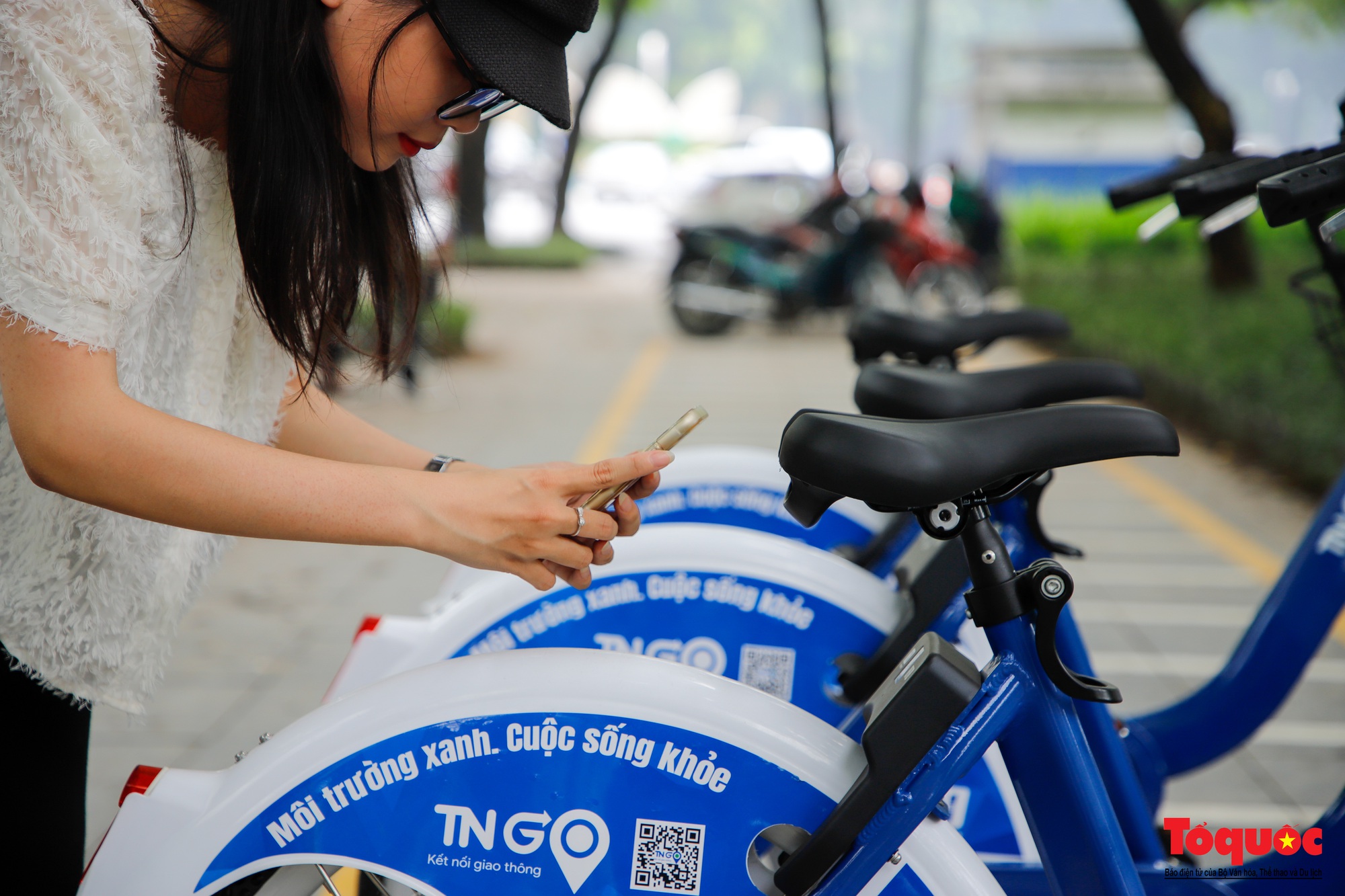 Hà Nội chính thức vận hành trạm xe đạp công cộng - Ảnh 7.
