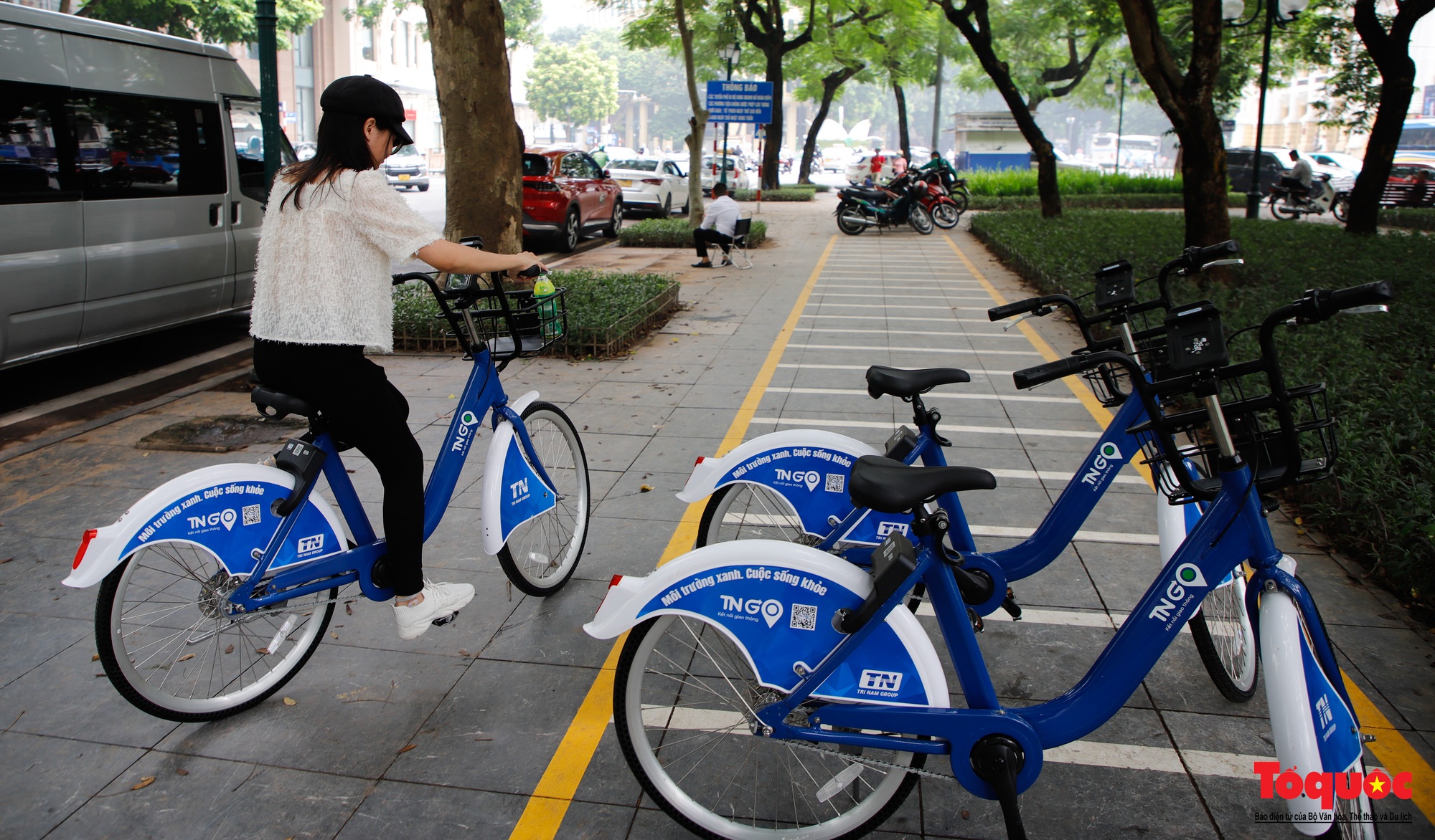 Hà Nội chính thức vận hành trạm xe đạp công cộng - Ảnh 8.