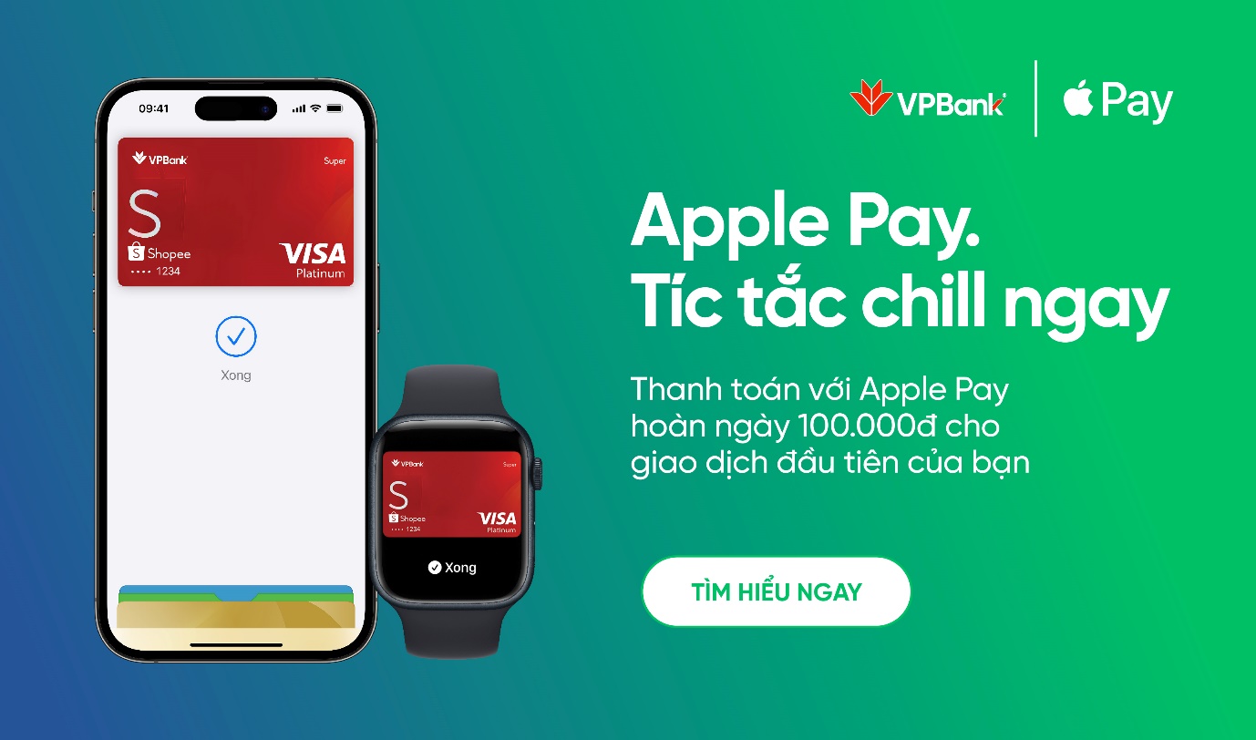 VPBank hỗ trợ tích hợp cả thẻ Mastercard & Visa trên Apple Pay - Ảnh 1.