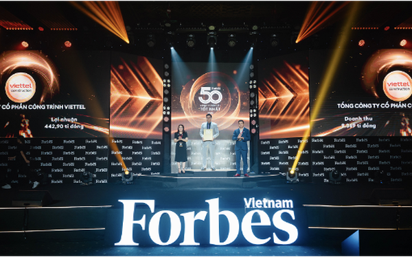 Forbes xướng tên Viettel Construction tại Top 50 Công ty niêm yết tốt nhất - Ảnh 1.