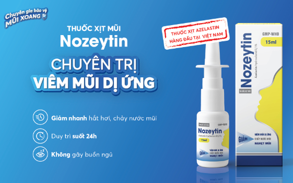 Thuốc xịt mũi Nozeytin chuyên trị viêm mũi dị ứng có tốt không? - Ảnh 1.