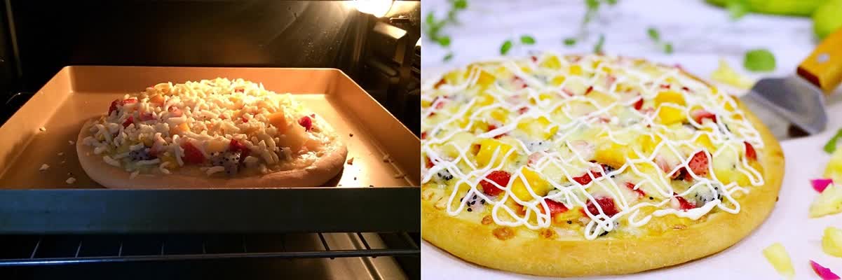 Nghỉ lễ học làm 2 món pizza trái cây ngon lạ - Ảnh 5.