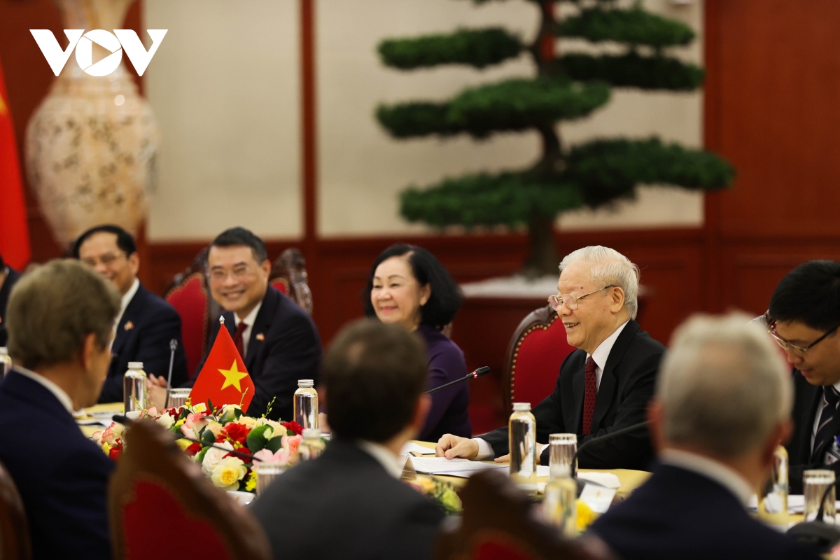 Tổng Bí thư Nguyễn Phú Trọng hội đàm với Tổng thống Hoa Kỳ Joe Biden - Ảnh 5.