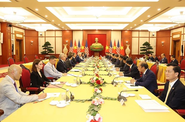 Việt Nam-Hoa Kỳ nâng cấp quan hệ lên Đối tác Chiến lược Toàn diện vì Hòa bình, Hợp tác và Phát triển bền vững - Ảnh 1.