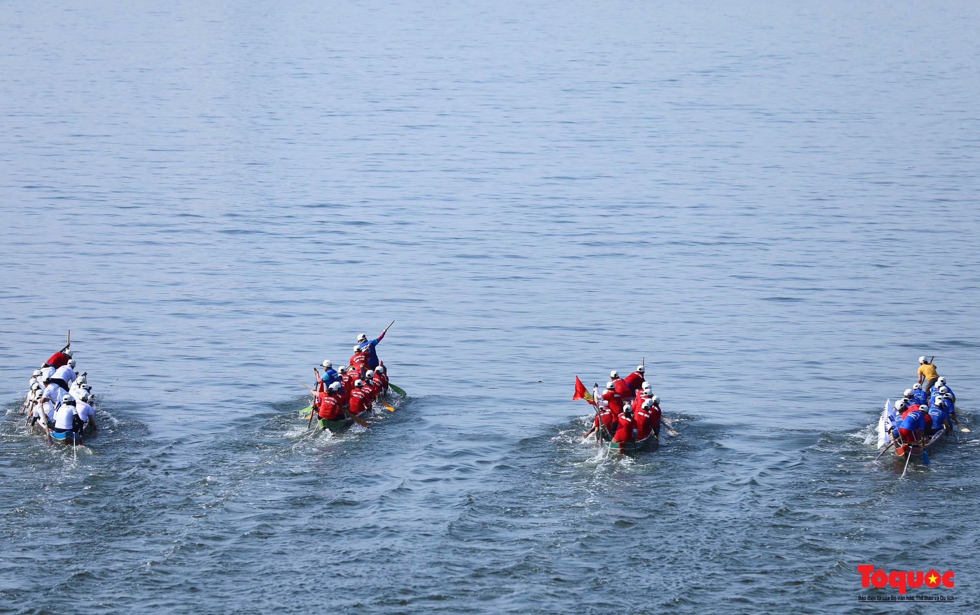 Sôi nổi giải đua thuyền truyền thống trên sông Hàn chào mừng Quốc khánh 2/9 - Ảnh 5.