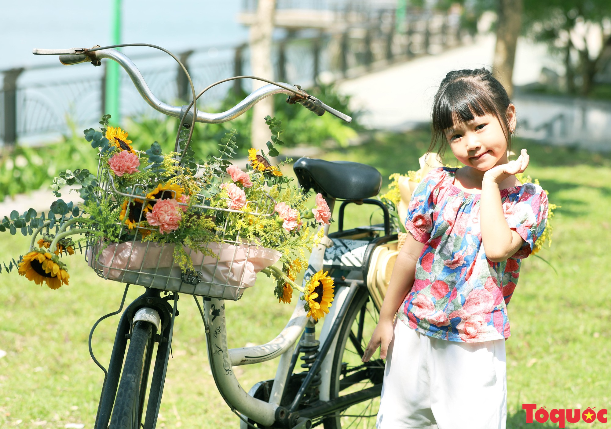 Mùa thu Việt Trì đẹp rực rỡ bên những chiếc xe chở đầy hoa - Ảnh 13.