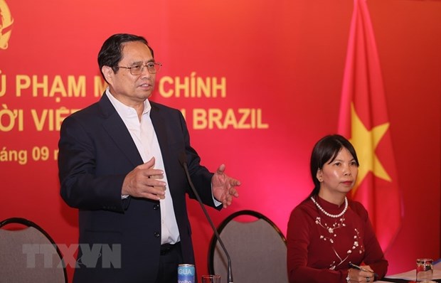 Thủ tướng gặp gỡ cộng đồng người Việt Nam ở Brazil và các nước lân cận - Ảnh 2.