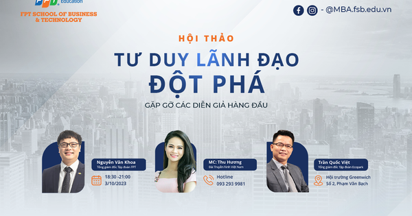 Lãnh đạo Tập đoàn FPT và Ecopark chia sẻ &quot;Tư duy lãnh đạo đột phá&quot; - Ảnh 1.