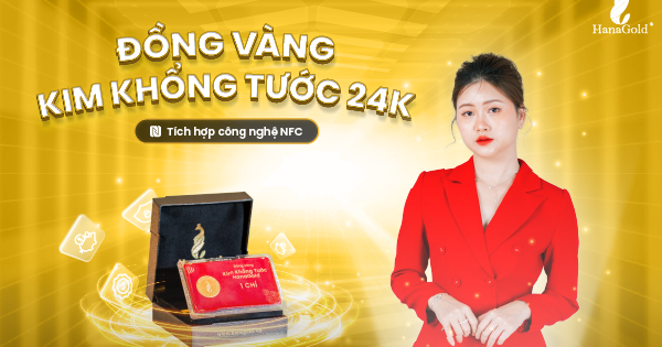 HanaGold công bố giải pháp định danh đồng vàng Kim Khổng Tước 24k - Ảnh 1.