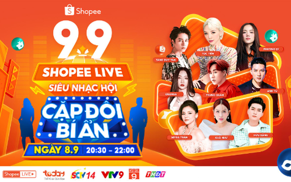 Shopee kết hợp nhiều gương mặt giải trí, tung siêu ưu đãi đón sale 9.9 - Ảnh 1.