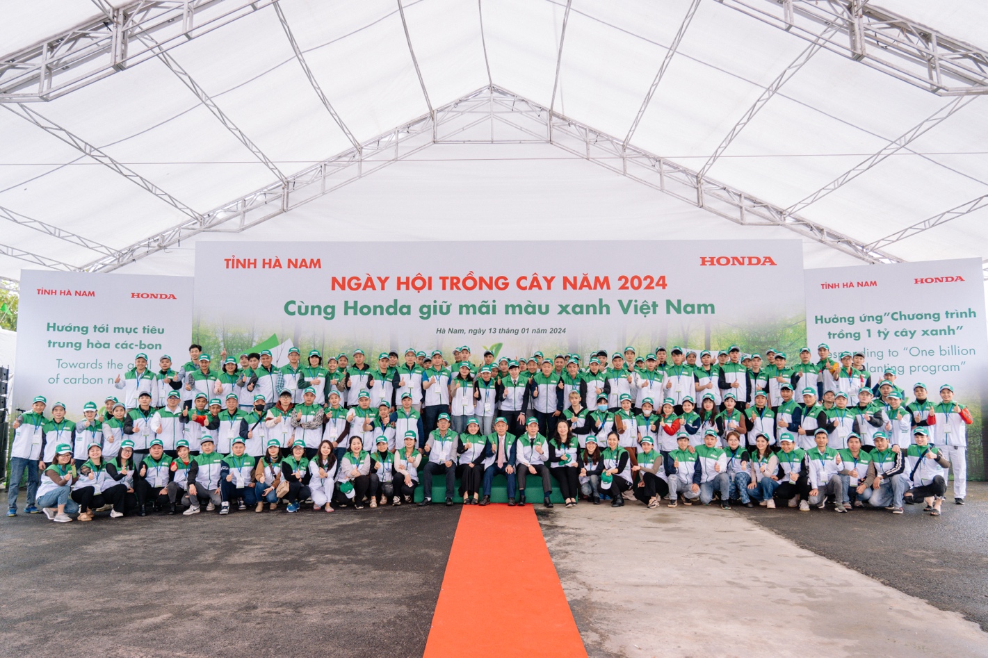 Honda Việt Nam tổ chức “Ngày hội trồng cây Honda - Vì một Việt Nam xanh” tại tỉnh Hà Nam - Ảnh 1.