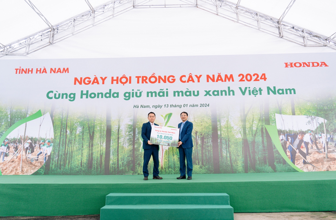 Honda Việt Nam tổ chức “Ngày hội trồng cây Honda - Vì một Việt Nam xanh” tại tỉnh Hà Nam - Ảnh 3.