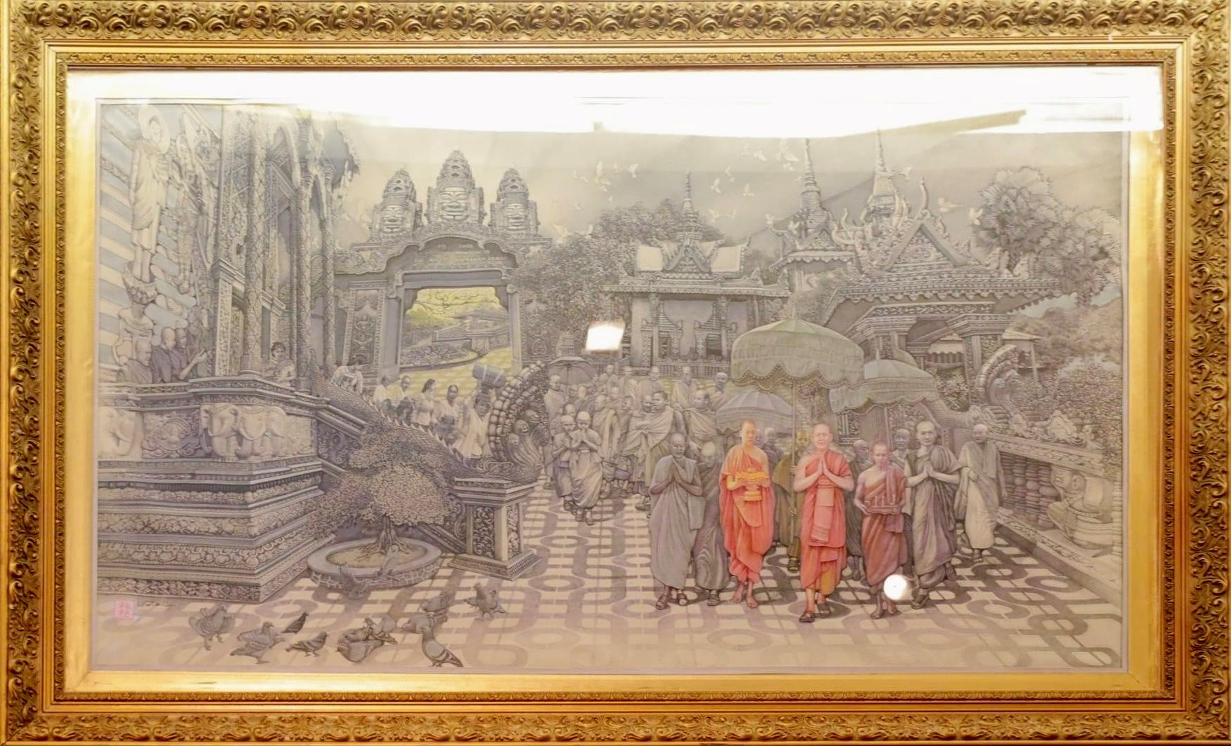 Trưng bày 100 tác phẩm hội họa đặc sắc về di sản văn hóa Việt Nam - Ảnh 4.
