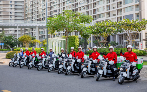 Honda Việt Nam hợp tác cùng Lotteria Việt Nam triển khai dự án sử dụng xe điện giao hàng - Ảnh 1.