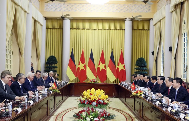 Chuỗi hoạt động của Tổng thống Đức Frank-Walter Steinmeier tại Việt Nam - Ảnh 4.