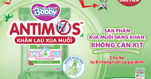 Giải mã sức hấp dẫn của siêu phẩm mới mang tên Khăn lau xua muỗi Bobby Antimos