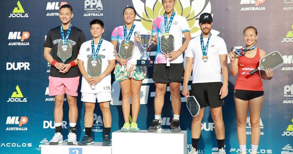 Team D-Joy giành hàng loạt huy chương tại giải đấu pickleball PPA Tour Australia - Việt Nam Open 2024