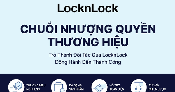 Khám phá mô hình chuỗi nhượng quyền thương hiệu của LocknLock tại Triển lãm Quốc tế VIETRF 2024