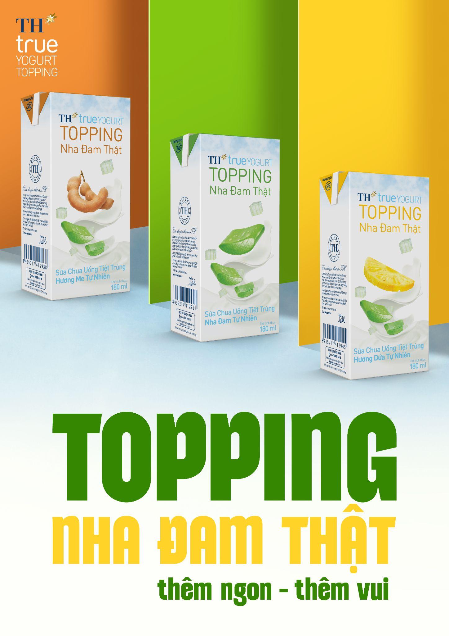 Tập đoàn TH ra mắt sản phẩm mới Sữa chua uống tiệt trùng TH true YORGURT TOPPING - Ảnh 1.