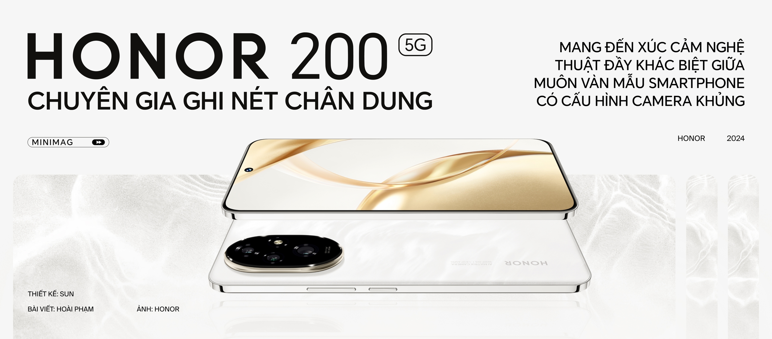 HONOR 200 5G mang đến xúc cảm nghệ thuật đầy khác biệt giữa muôn vàn mẫu smartphone có cấu hình camera khủng - Ảnh 1.