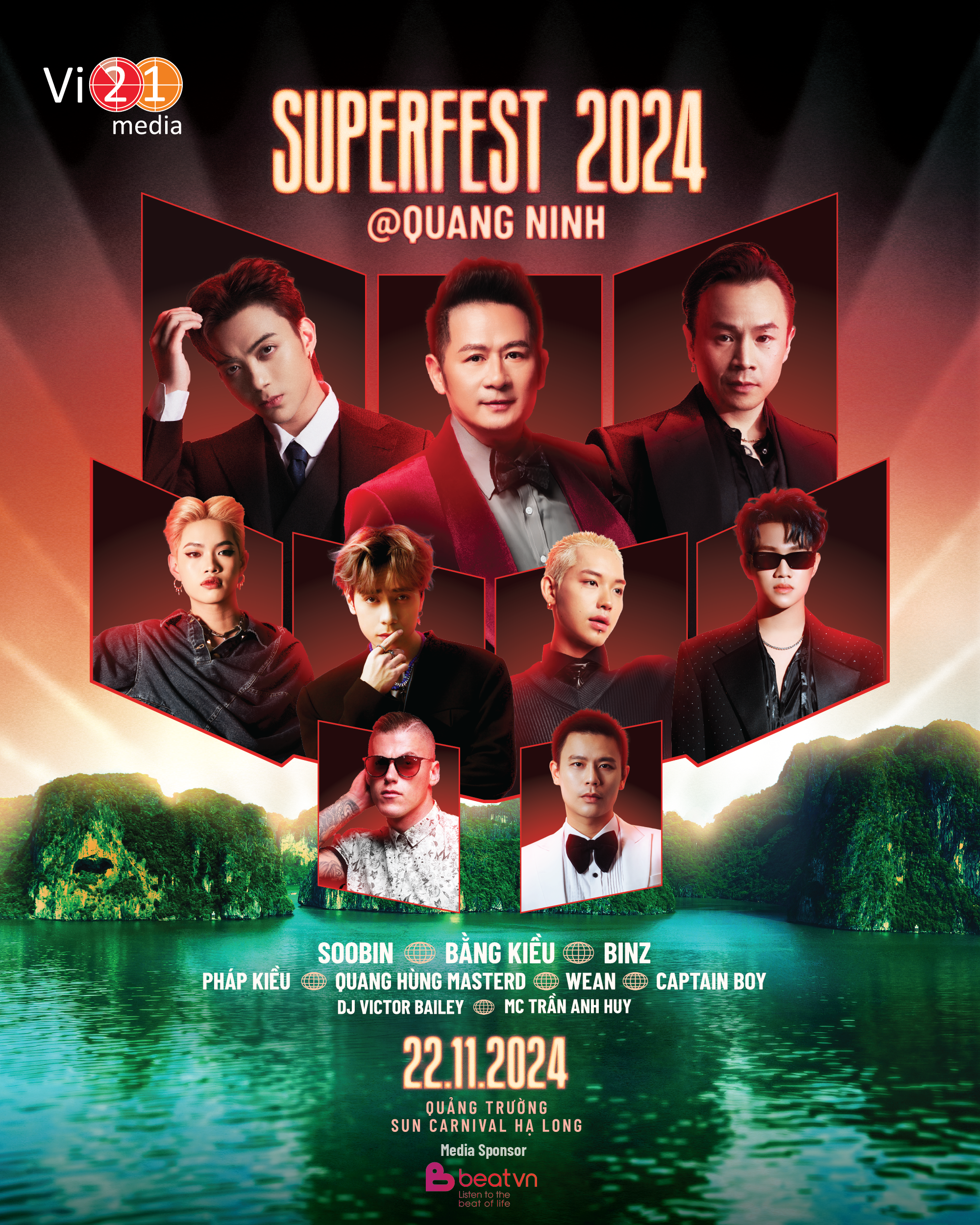 Superfest 2024  Superfest 2024 “khuấy động” miền di sản Hạ Long tháng 11 cùng dàn nghệ sĩ cực khủng - Ảnh 1.
