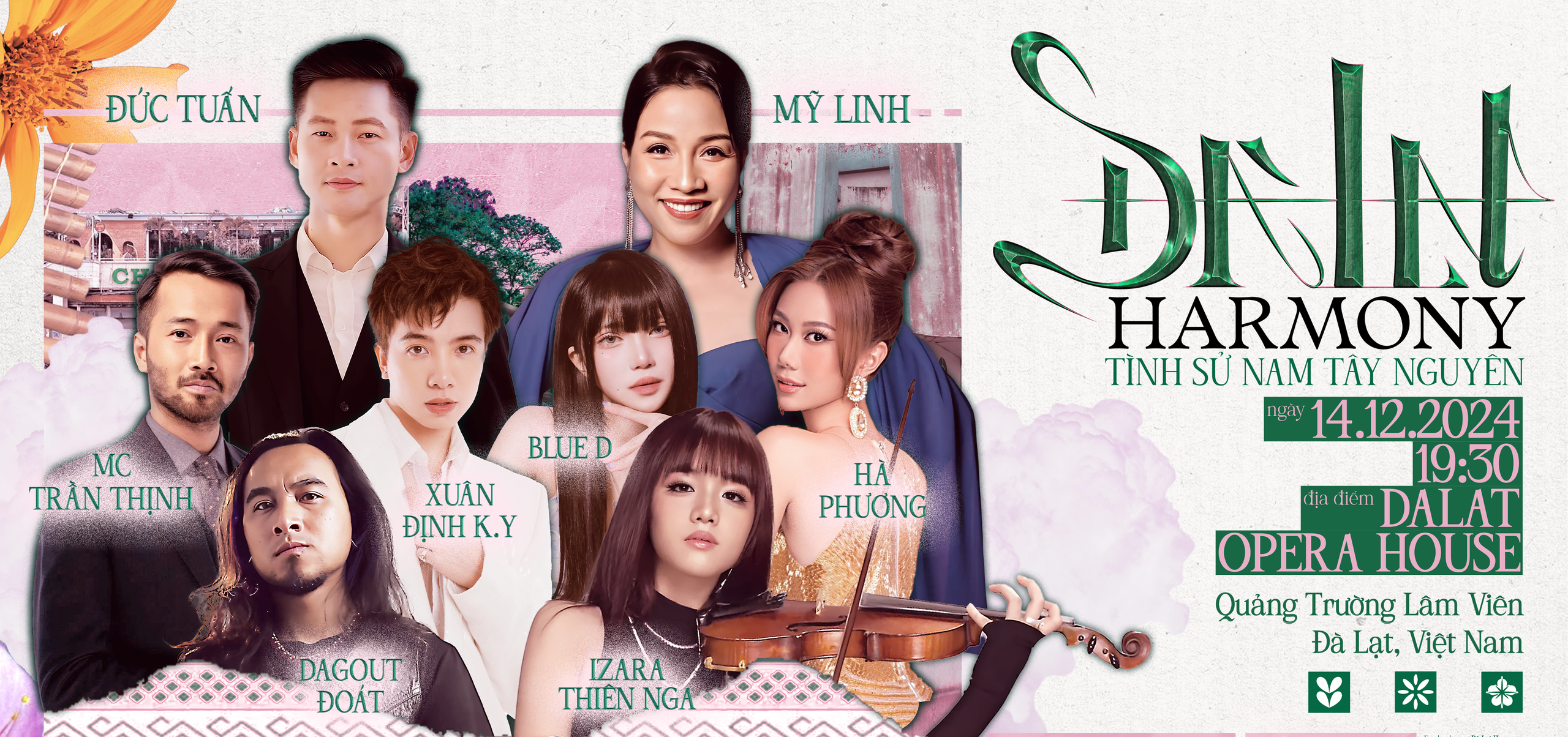 Đêm nhạc "Tình Sử Nam Tây Nguyên" sắp diễn ra tại Đà Lạt - Ảnh 1. Đêm nhạc "Tình Sử Nam Tây Nguyên" sắp diễn ra tại Đà Lạt - Ảnh 1.