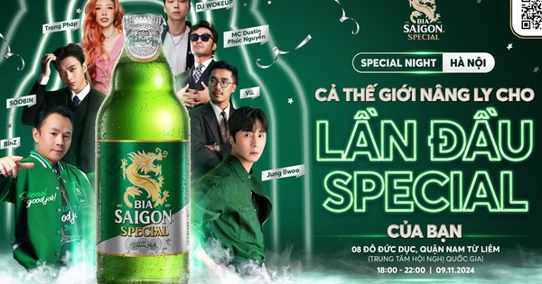 Special Night Hà Nội - Khám phá sự kiện âm nhạc bùng nổ cùng Bia Saigon Special