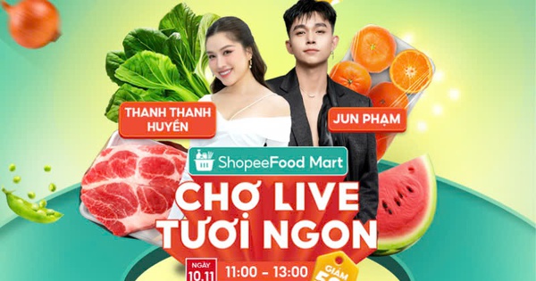 Hội yêu bếp ơi, chợ live ShopeeFood Mart giảm đậm ngày cuối tuần bạn đã biết chưa?