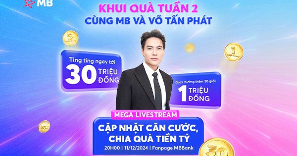 MB trao nửa tỷ đồng cho các khách hàng hoàn tất cập nhật CCCD thành công trong Mega Livestream tuần 2!