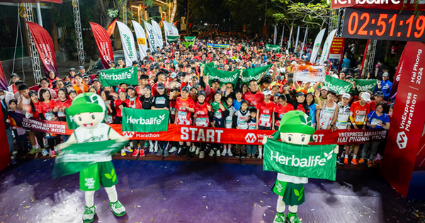 Herbalife Việt Nam hân hạnh đồng hành cùng VnExpress Marathon Hải Phòng 2024