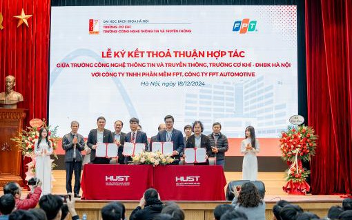 FPT và Đại học Bách Khoa Hà Nội hợp tác đào tạo, đáp ứng nhu cầu thiếu hụt 30.000 kỹ sư mảng kỹ thuật ô tô số