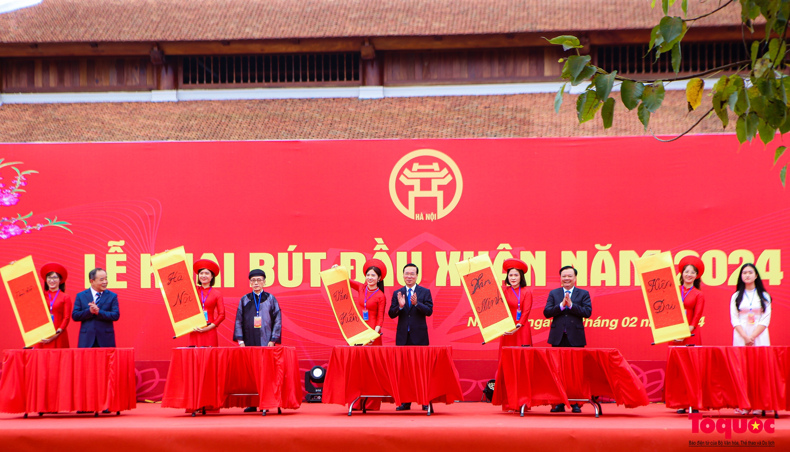 Chủ tịch nước Võ Văn Thưởng khai bút đầu năm tại Hà Nội - Ảnh 5.