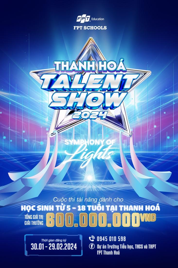 Hấp dẫn sân chơi tài năng mới Thanh Hoá Talent Show với quỹ giải thưởng lên tới hơn 600 triệu - Ảnh 1.