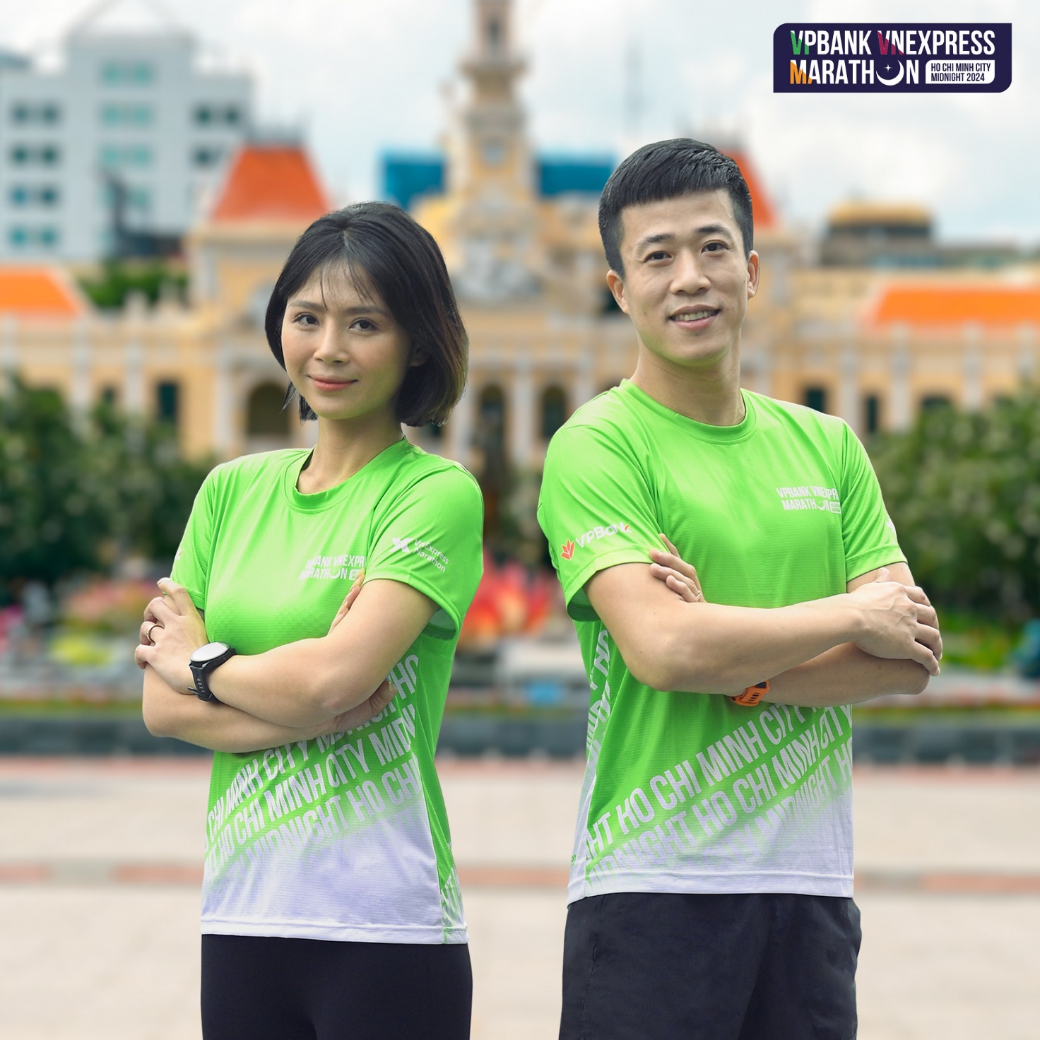 VPBank VnExpress Marathon Ho Chi Minh City Midnight 2024 công bố áo đấu - Ảnh 1.