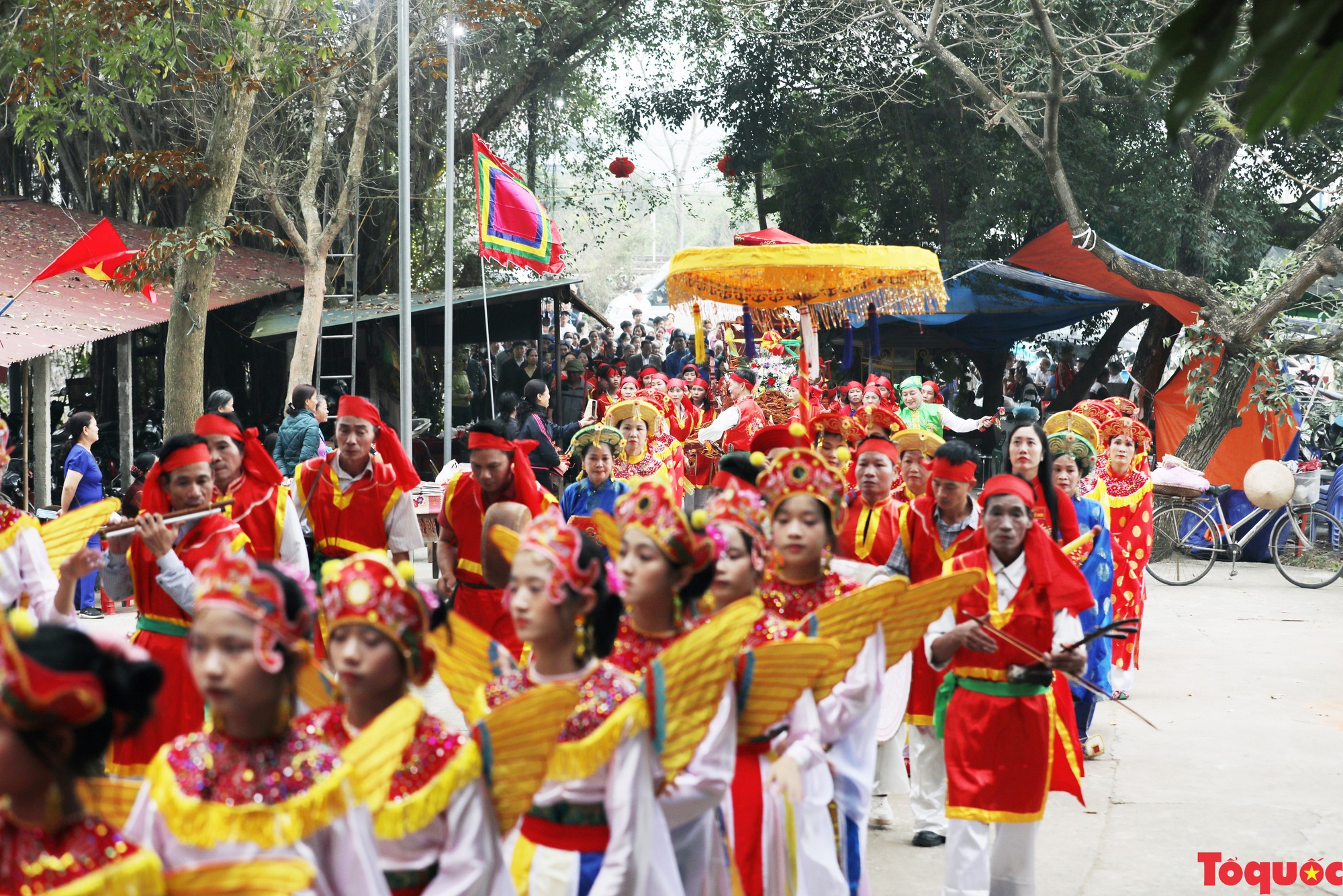 Độc đáo lễ rước nước trong Lễ hội Đền Du Yến ở Phú Thọ - Ảnh 10.