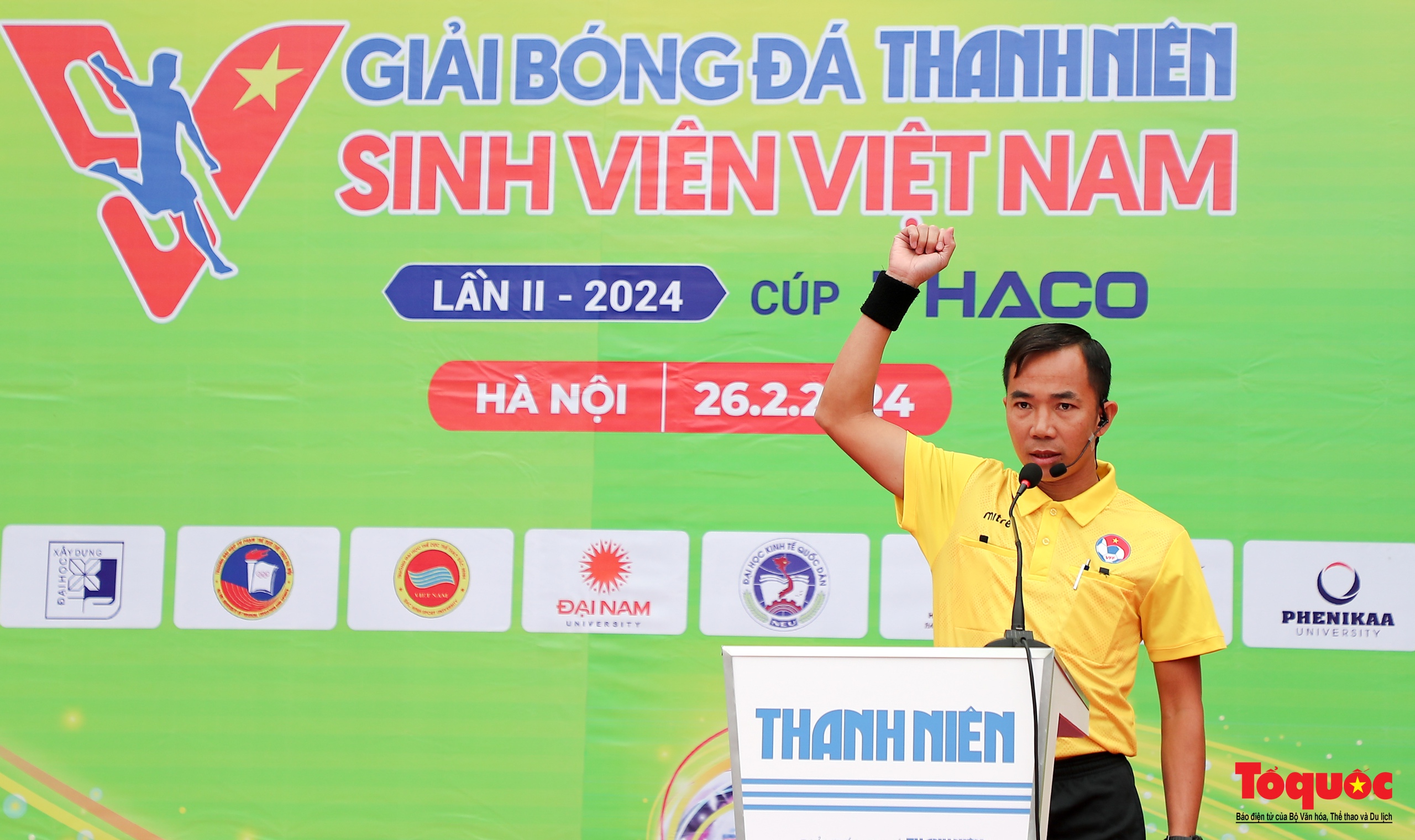 Hà Nội: Khai mạc vòng loại giải bóng đá Thanh Niên sinh viên Việt Nam lần II - 2024 - Ảnh 9.