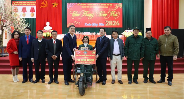 Công ty Supe Lâm Thao tổ chức nhiều hoạt động ý nghĩa dịp Tết Nguyên Đán 2024 - Ảnh 1.
