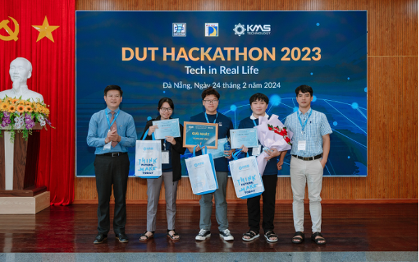 KMS Technology đồng hành cùng cuộc thi &quot;DUT Hackathon 2023&quot; nuôi dưỡng ý tưởng công nghệ - Ảnh 1.