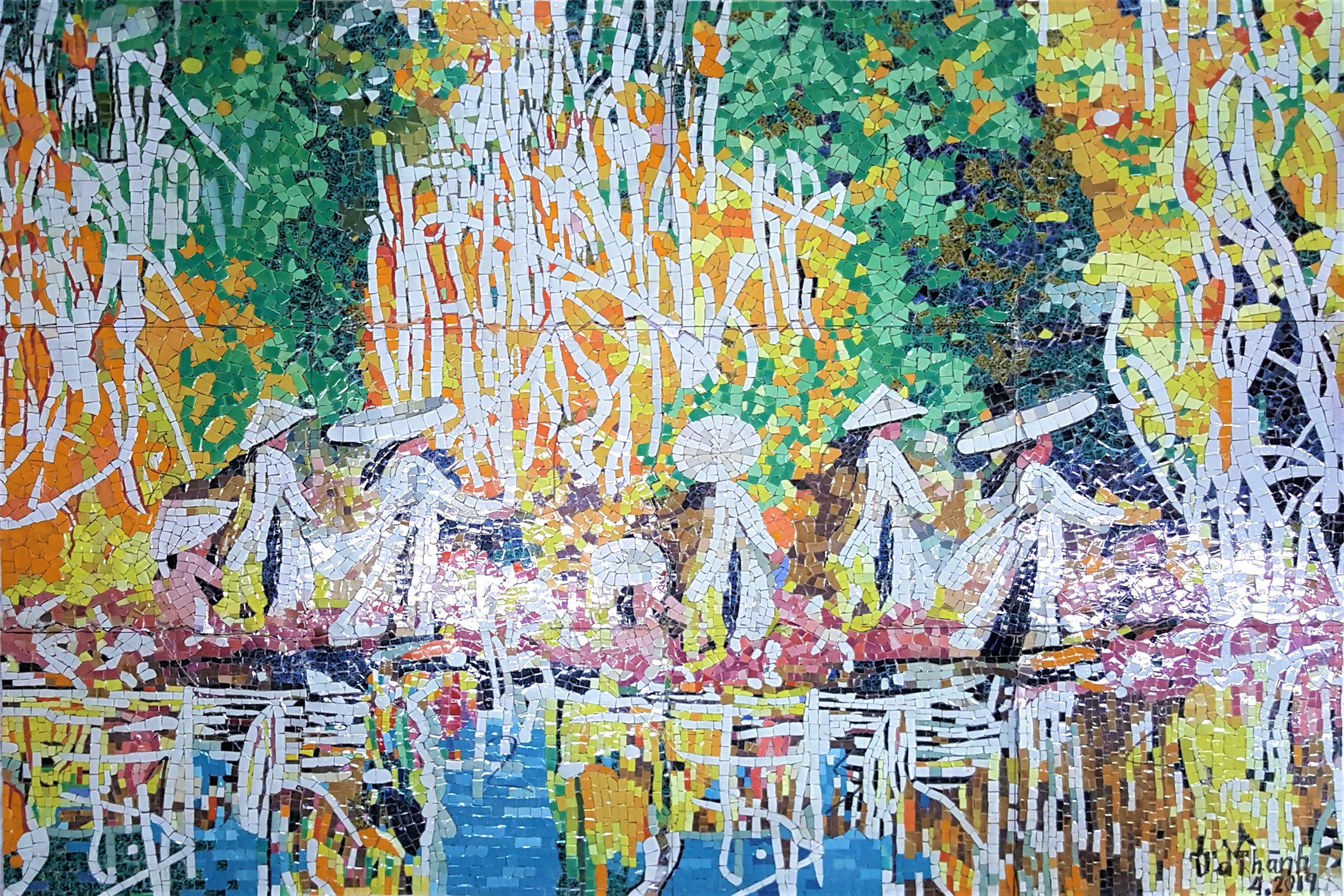 Van Duong Thanh: Merakam emosinya sebelum alam semula jadi dan manusia melalui lukisan - Foto 3. Văn Dương Thành: Ghi lại những cảm xúc của mình trước thiên nhiên và con người qua hội họa - Ảnh 3.