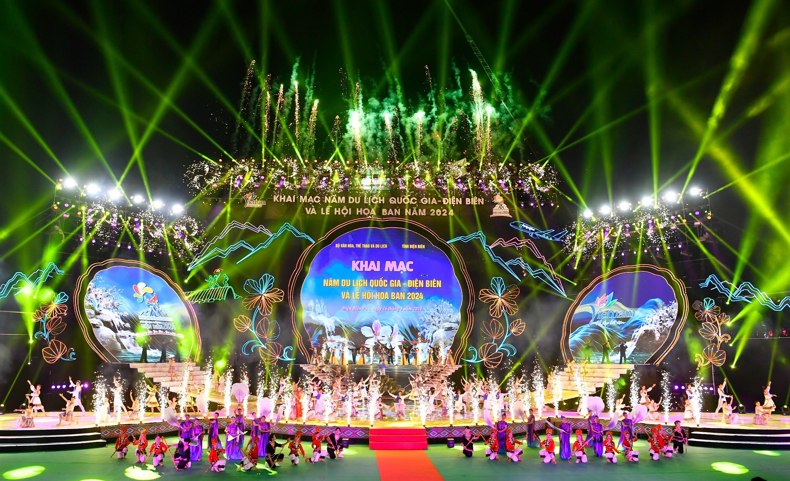 Khai mạc Năm Du lịch Quốc gia - Điện Biên và Lễ hội Hoa Ban năm 2024 - Ảnh 1.
