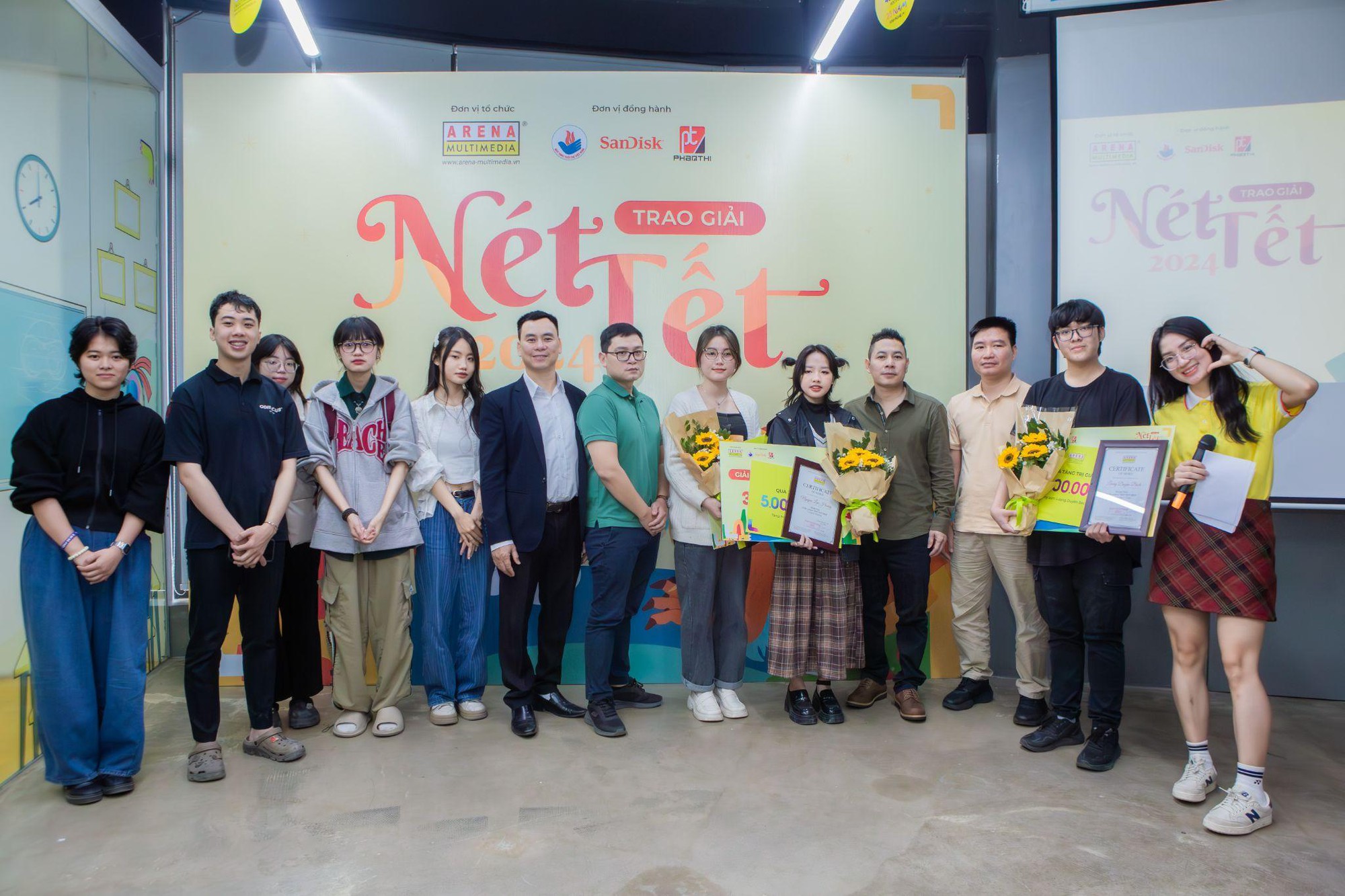 Bảo tàng Tuổi trẻ Việt Nam, Sandisk và Phan Thị hỗ trợ các tài năng trẻ trong cuộc thi Nét Tết - Ảnh 2.